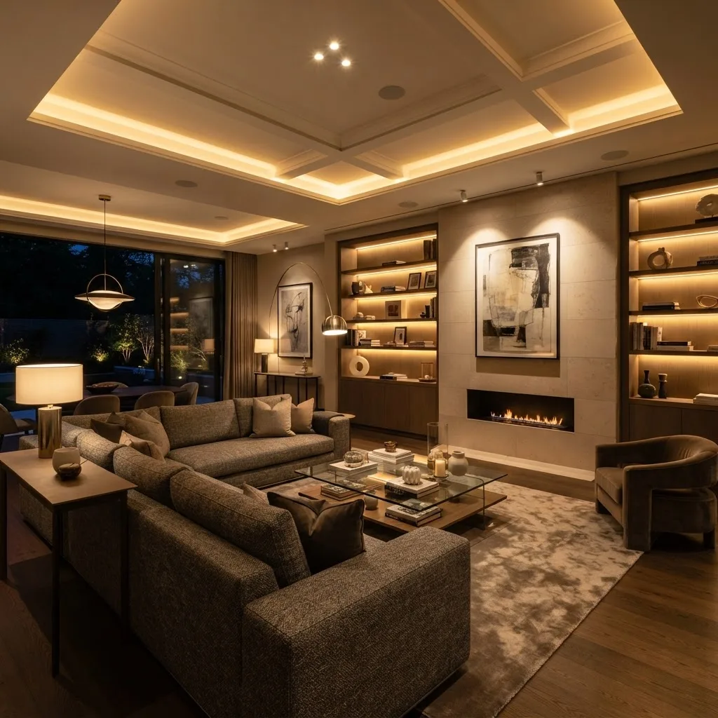 Projeto luminotecnico residencial